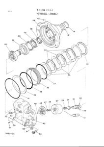 EX100 EX120 Travel Motor Diagram