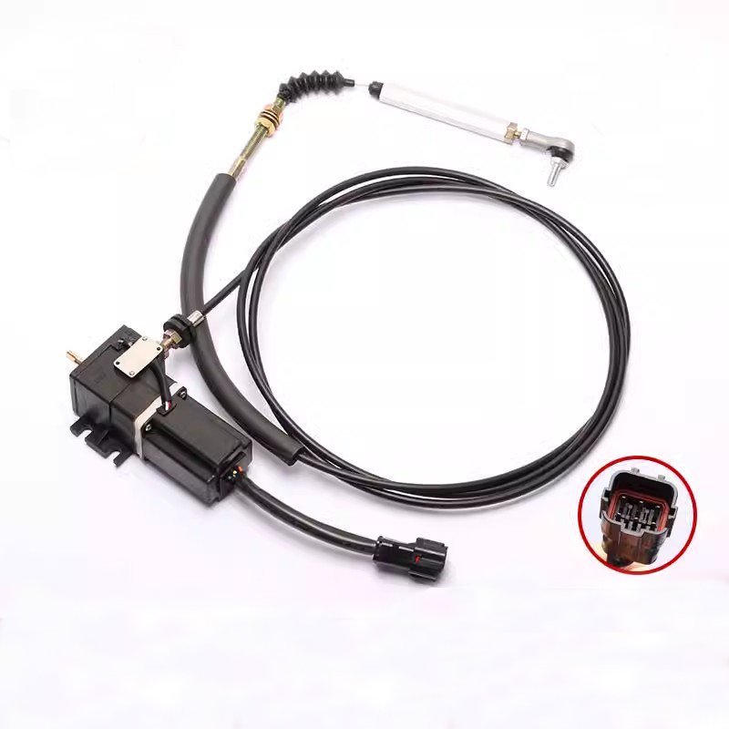 Engine Fuel Control Throttle Motor 21Y-43-17410 22B-43-11142 Fit Komatsu Excavator PC128US PC128UU PC128UU-1