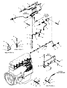 CAT320D Fuel Pipe Diagram