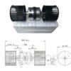 Fan Motor Air Blower YN20M00107S011 24V Fit Kobelco Excavator SK170-8 SK200-8 SK210LC-8 SK210DLC-8  SK235SR-2 SK135SRLC-2 SK295-8
