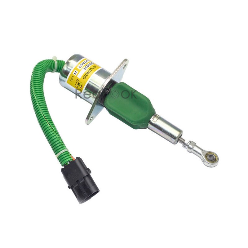 3930234 Engine Shut off Solenoid 24V Fit Hyundai Excavator R290 R305-7 R335 R150-9 Komatsu PC300-7 PC350-7 PC360-7