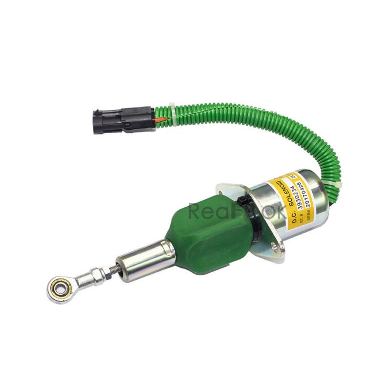 3930234 Engine Shut off Solenoid 24V Fit Hyundai Excavator R290 R305-7 R335 R150-9 Komatsu PC300-7 PC350-7 PC360-7