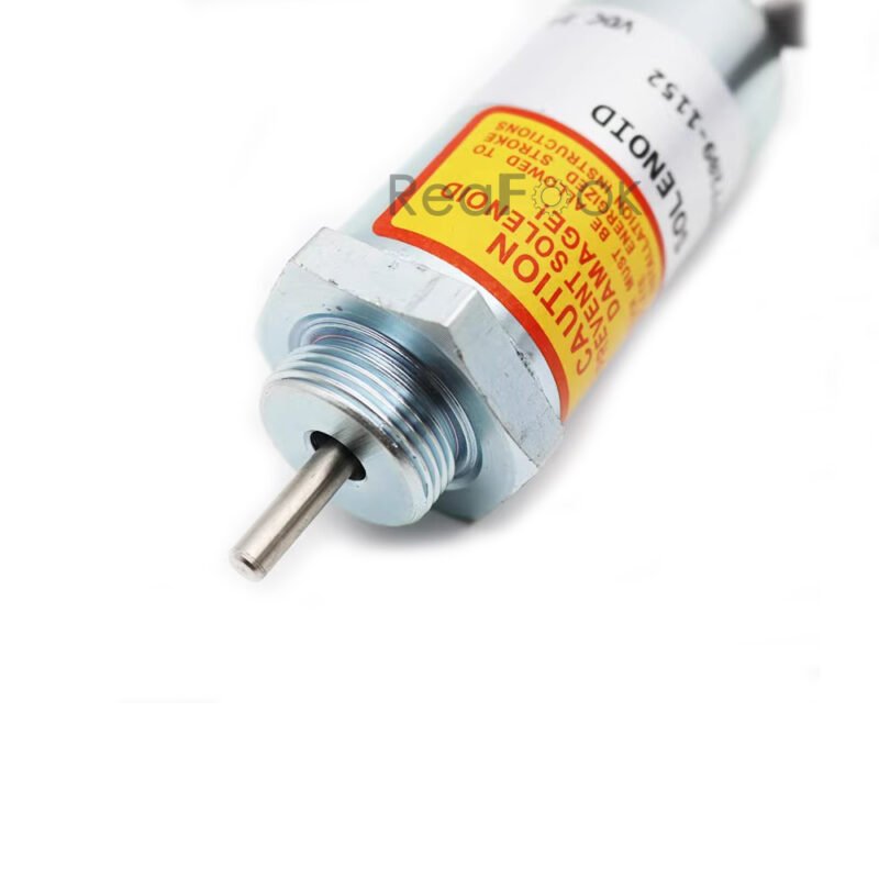 Shut off Solenoid 897209-1152 24V Fit Hitachi Excavator EX40U EX55 EX58 ZX55 Zx75UR-3 ZX75US-3 Kobelco SK55 SK80 SK75-8