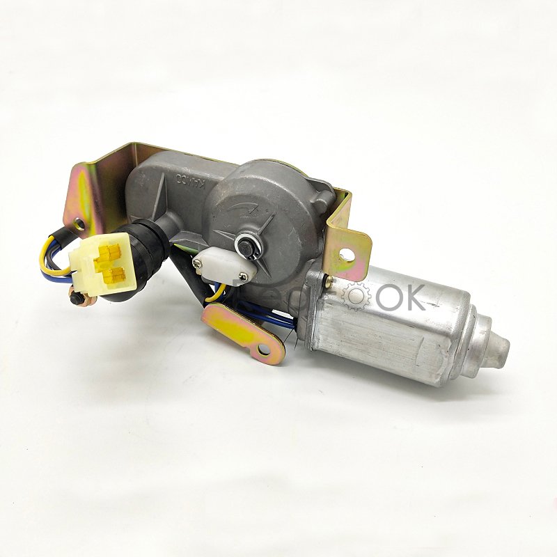 Windshield Wiper Motor 538-00009 Fit Daewoo Excavator DH150 220 215 225 -5 -7 -9 Doosan Solar 140LC-V 140W-V 155LC-V 175LC-V 210W-V 225LC-V 230LC-V 300LC-V 420LC-V