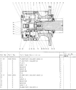 E70B 099 6553 099 6552 Swing Reduction Diagram