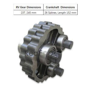 PC120-6 128US-2 TZ263B1204-00 RV Gear 2-1 Travel RV Gear Assy TZ263B1104-00 TZ263B1204-00 with Shaft and Bearings Fit Excavator Komatsu PC100-6 PC120-6 PC128US PC130-6 PC130-7