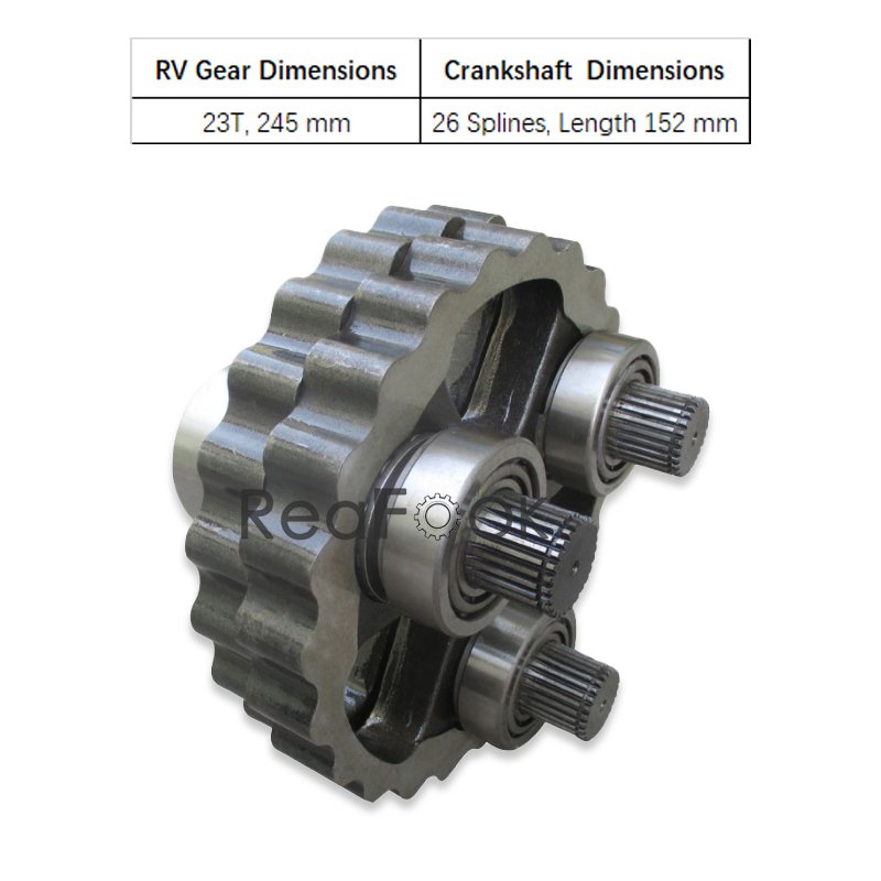 Travel RV Gear Assy TZ263B1104-00 TZ263B1204-00 with Shaft and Bearings Fit Excavator Komatsu PC100-6 PC120-6 PC128US PC130-6 PC130-7