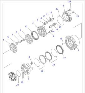 PC120 6 Travel Reduction Diagram