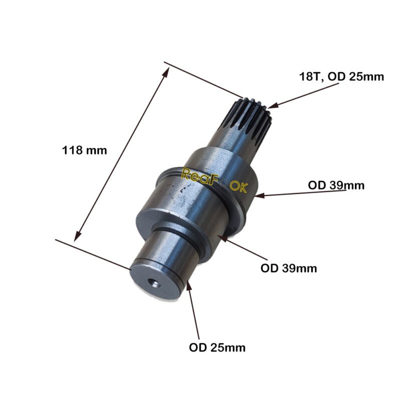 Travel Reduction Crank Shaft TZ910B1009-00 Fit Excavator Komatsu PC60-6 PC70-7 PC75UD-2 PC75UU-2
