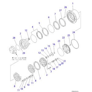 PC60 6 Travel Reduction Diagram