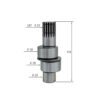 Travel Reduction Crank Shaft 18S Fit Excavator Komatsu PC60-7 PC70-7 PC75UU-3