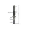 Travel Motor Drive Shaft TZ500D2002-00 Fit Excavator Komatsu PC60-7 PC70-7 PC75UU-3 PC78MR-6 PC78US-6 PC78UU-6
