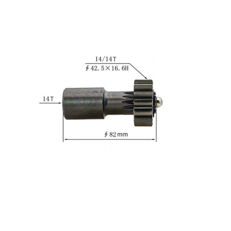 Travel Reduction Input Gear TZ502D1006-00 TZ500D1015-00 Shaft 14S Fit Excavator Komatsu PC60-7 PC70-7 PC75UU-3