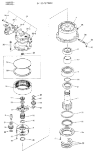 K907LC Swing Reduction Diagram