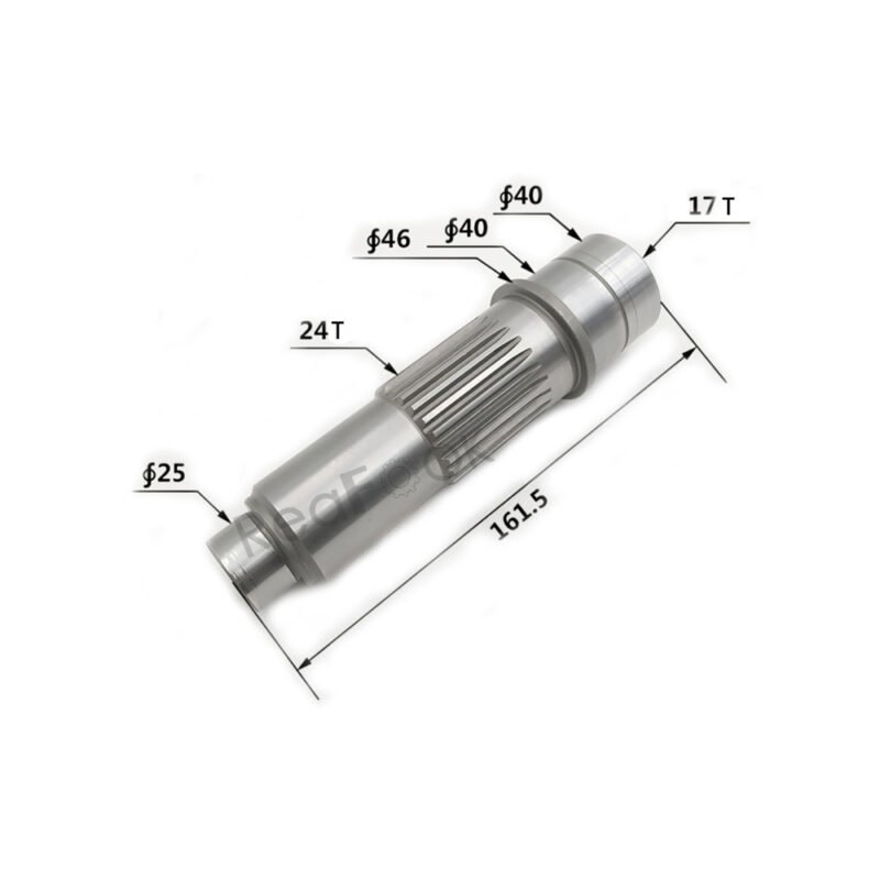 SH265 Travel Motor Shaft 1 Travel Motor Shaft Pump Shaft Fit Excavator Sumitomo SH265 SH260LC-6