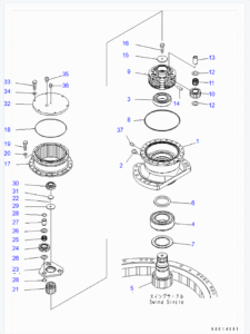SWING MACHINERY SUPPLY ONLY60001 60600 PC220 7