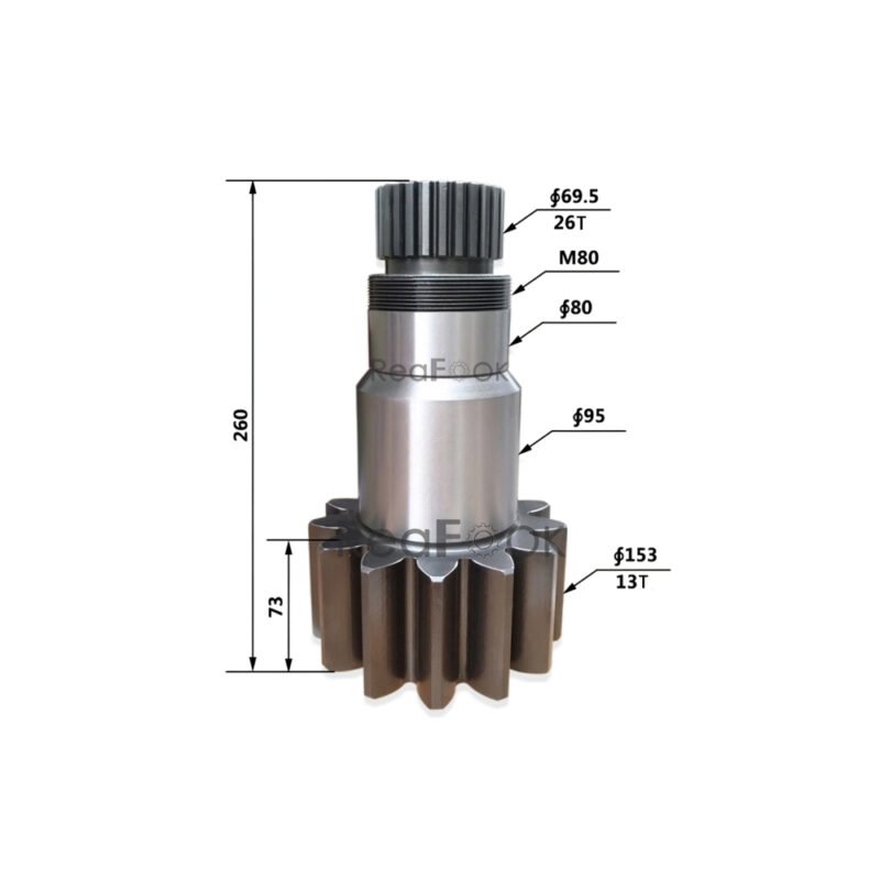 Swing Prop Shaft 2044629 Fit Excavator Hitachi ZX110 ZX110-3 ZX120 ZX120-3 ZX130-3 ZX135US