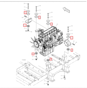 161 00551 Engine Mounting Rubber Diagram