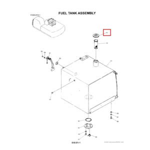 2444R1047 SK120 SK130 SK135SRLC SK150LC SK200 SK200LC 6 SK330LC Filler Cap Diagram