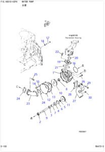 6151 62 1101 6151 62 1102 Water Pump Diagram