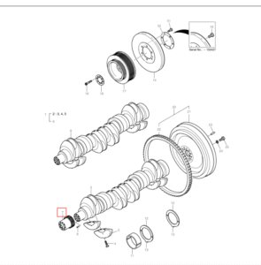 65.02115.0040K Crank Shaft Gear 1
