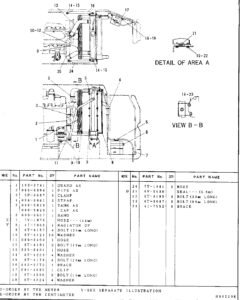 CAT311 085 8400 Water Hose Diagram