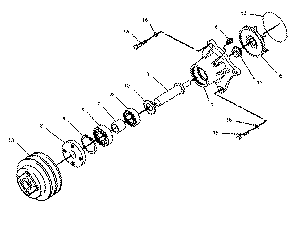 CAT320 125 2989 Water Pump Diagram