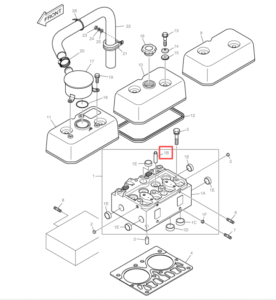 DE08T 65.03201 1011 65.03201 1011A Valve Guide Diagram