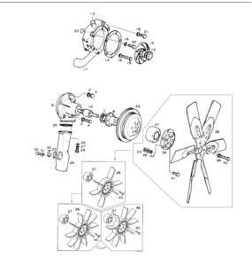 DH280 3 DX300 DH330 D2366 65.06500 6125 Water Pump Diagram