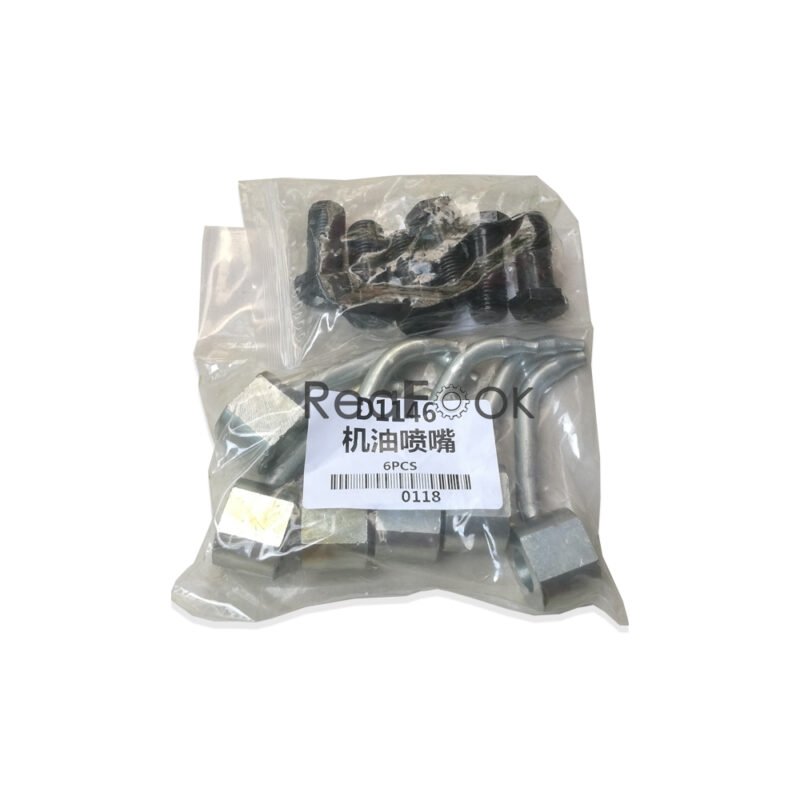 Oil Spray Nozzle 65.01601-6003 and Relief Valve Assy 65.05405-6001 Fit Excavator Doosan Solar 250LC-V 290LC-V 300LC-V 300LL DL250A DX300LCA