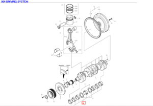 DX340 DX420 Engine Driving System Diagram