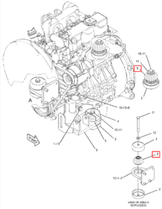 E303C 270 2002 270 2003 Engine Mount Diagram