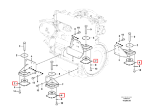 EC55 Engine Cushion Diagram