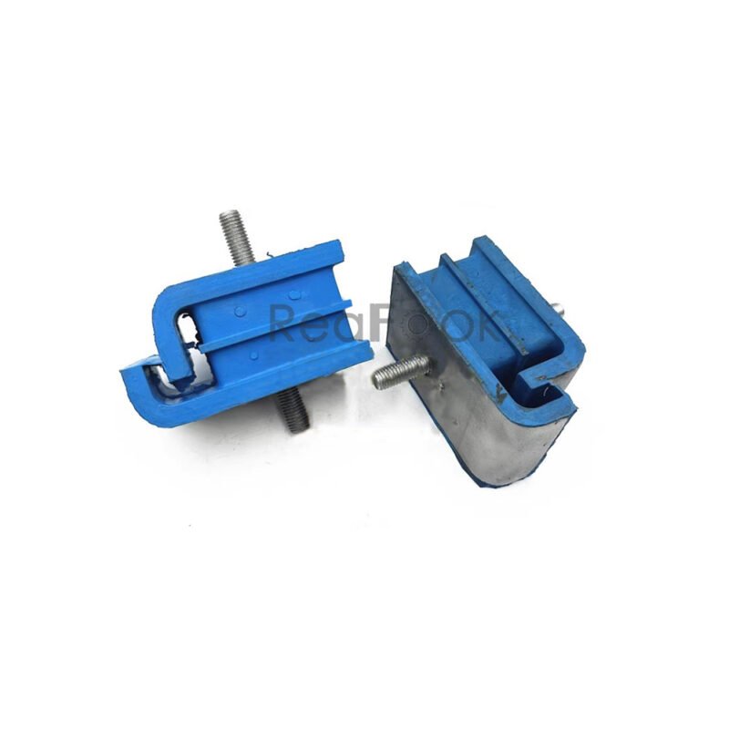 6PCS Engine Mounting Rubber 4177883 4255652 Fit Excavator Hitachi EX100 EX100-2 EX100-3 EX120-2 EX120-3