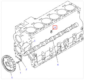 PC300LC 8 D65EX 15 WA430 6 6745 41 2100 SAA6D114E 3 Diagram