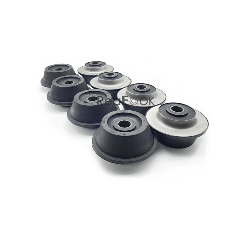 8PCS Engine Mount Cushion 207-01-35140 Fit Excavator Komatsu PC400-3 PC400-5 PC400-6 PC400-7 PC400-8 Bulldozer D65EX-15