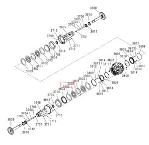 163G3 02141 ZW220 Brake Ring Diagram