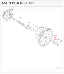 AP2668G 708 25 52861 Oil Seal Diagram