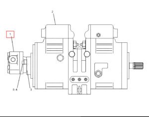 CAT311 4I 1023 Gear Pump Diagram