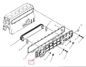 CAT320C 320D 255 2904 Cover Diagram