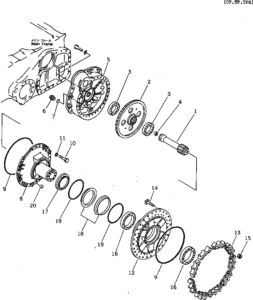D65EX 12 14X 27 00100 Floating Seal Diagram