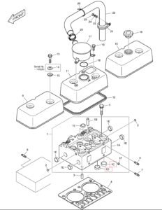 DX300 DE08TIS 65.03203 1028D 65.03203 1029G Intake and Exhaust Valve Seat Ring Diagram
