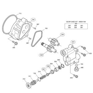 DX300 K9001192 Gear Pump Diagram