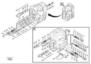 EC210 UX28 14532821 Control Valve Diagram