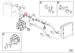 EC210D EC200D EC200E 14673207 Check Valve Diagram