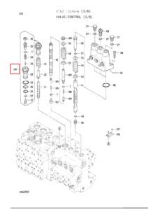 EX100 2 EX120 2 4308965 Relief Valve Diagram