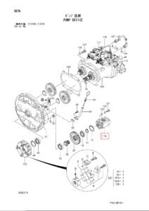 EX200 210 5 230 3 5 9218005 Gear Pump Diagram