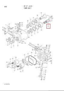 EX200 3 HPV091 2034788 Driving Shaft Diagram