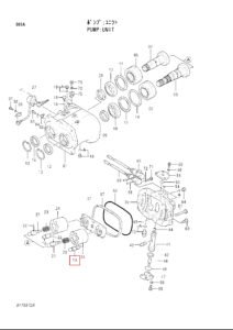 EX200 3 HPV091 8043698 Piston Diagram 1
