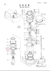 EX60 2 4259935 BW4680E Oil Seal Diagram